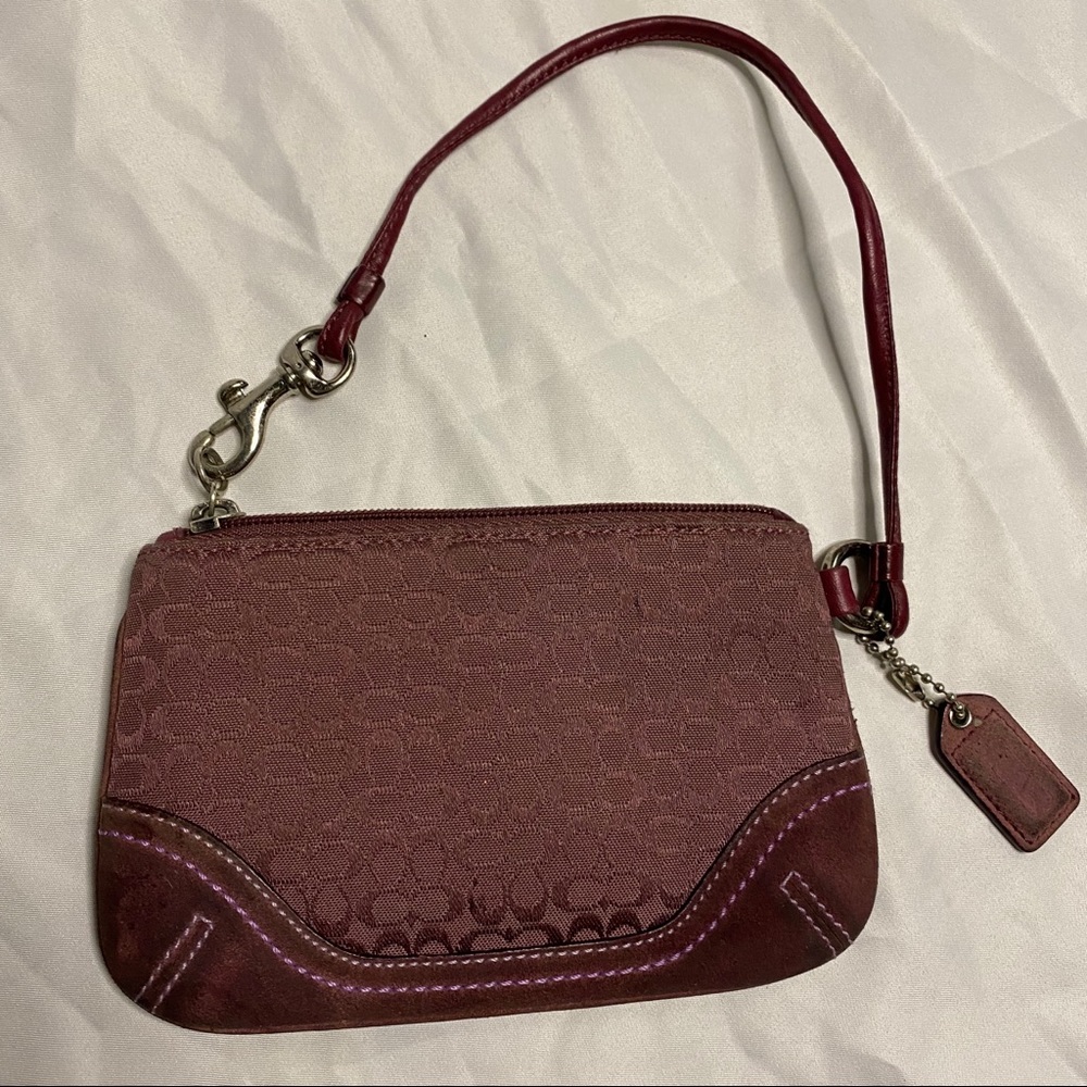 Coach Wristlet Rose/Lilac Color - Picture 2 of 8